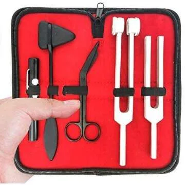 Tactical Black Diagnostic Kit for Medical Professionals