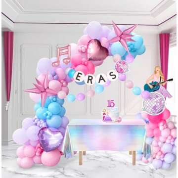 Pink and Purple Flamingo Balloon Garland for All Occasions