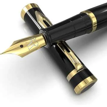 Wordsworth & Black Fountain Pen Set with Ink Cartridges