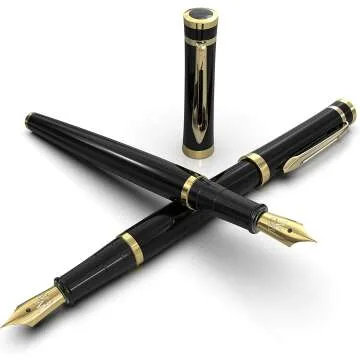 Wordsworth & Black Fountain Pen Set with Ink Cartridges