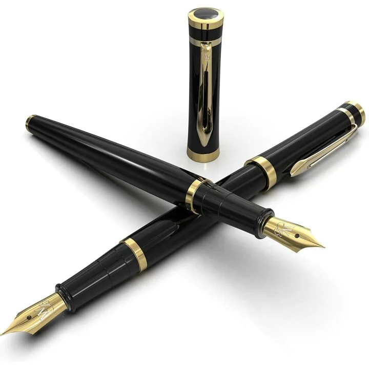 Wordsworth & Black Fountain Pen Set with Ink Cartridges