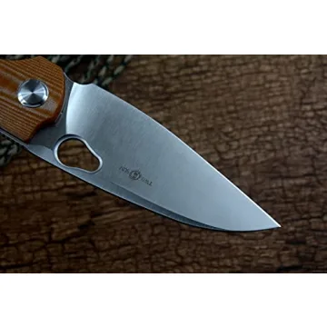 TwoSun TS129 D2 Blade Folding Pocket Knife - Titanium