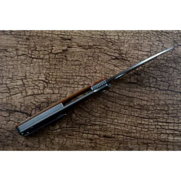 TwoSun TS129 D2 Blade Folding Pocket Knife - Titanium