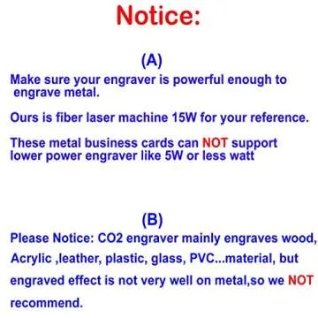 Ebamaz 50PCS Thick 0.45mm Aluminum Metal Business Cards Blanks 3.4 X2.13 inch for Customer Laser Engraving (Red, Blank)