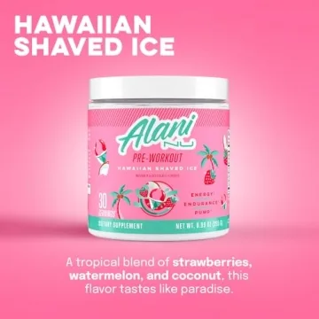 Alani Nu Pre Workout Powder Hawaiian Shaved Ice | Boost Your Energy
