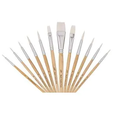 Jerry Q Art 12 PC Synthetic Paint Brush Set