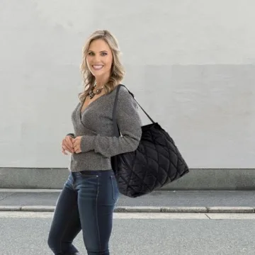 Stylish Lightweight Quilted Tote Bag for Women - Spacious & Chic