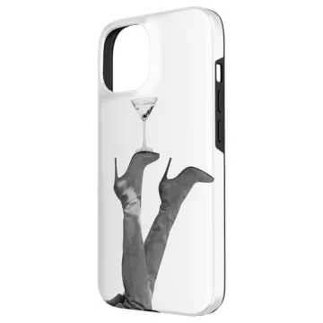 Trendy Y2K Martini Heels Case for iPhone 15