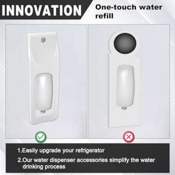One-Hand Water Dispenser Lever for Refrigerators