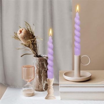 Gedengni Spiral Taper Candle for Elegant Home Decor