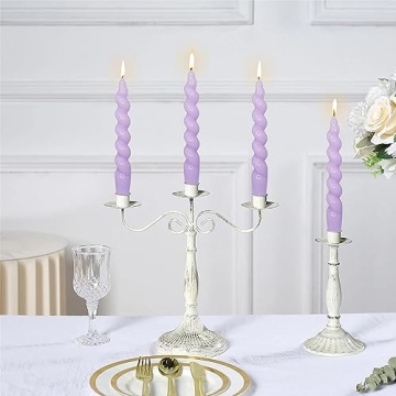 Gedengni Spiral Taper Candle for Elegant Home Decor