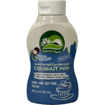 Nature's Charm Sweetened Condensed Coconut Milk in Squeeze Bottle