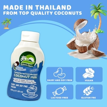 Nature's Charm Sweetened Condensed Coconut Milk in Squeeze Bottle