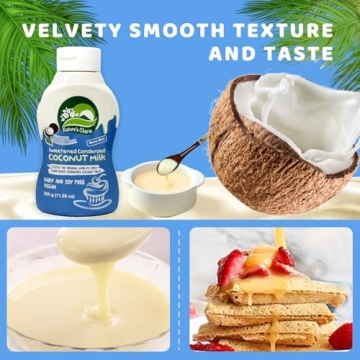 Nature's Charm Sweetened Condensed Coconut Milk in Squeeze Bottle