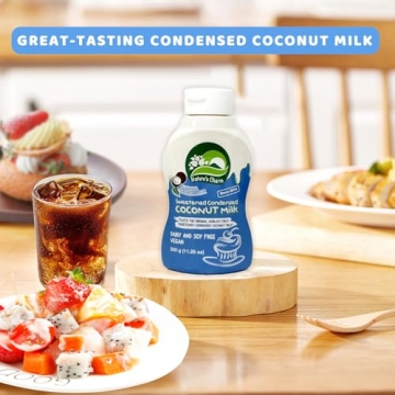 Nature's Charm Sweetened Condensed Coconut Milk in Squeeze Bottle