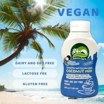 Nature's Charm Sweetened Condensed Coconut Milk in Squeeze Bottle