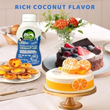 Nature's Charm Sweetened Condensed Coconut Milk in Squeeze Bottle