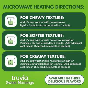 Truvia® Maple Instant Oatmeal – 12g Protein, No Sugar Added