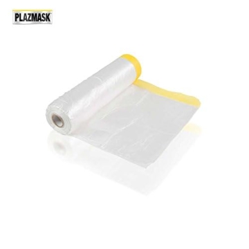 PlazMask Pre-Taped Masking Film for Effortless Painting