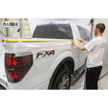 PlazMask Pre-Taped Masking Film for Effortless Painting