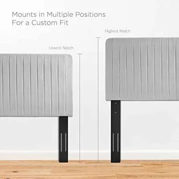 Modway Milenna Channel Tufted Performance Velvet Headboard