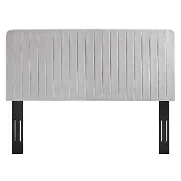 Elegant Velvet Full Queen Headboard for Glam Decor
