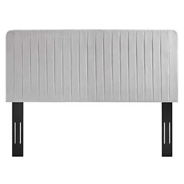 Elegant Velvet Full Queen Headboard for Glam Decor