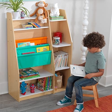 KidKraft Pocket Storage Bookshelf for Kids