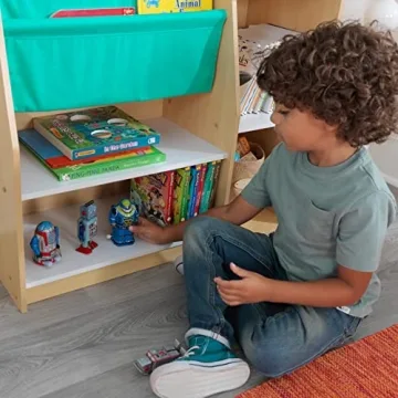 KidKraft Pocket Storage Bookshelf for Kids