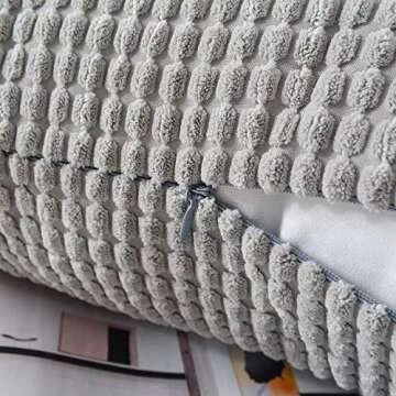 MERNETTE Soft Corduroy Pillow Covers - Pack of 2