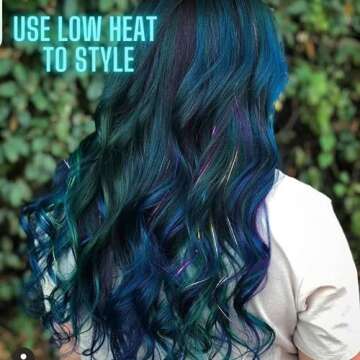 Hair Tinsel Strands - Rainbow Glitter Extensions for Everyone