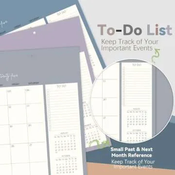 Guasslee Desk Calendar 2025 for Office Home School