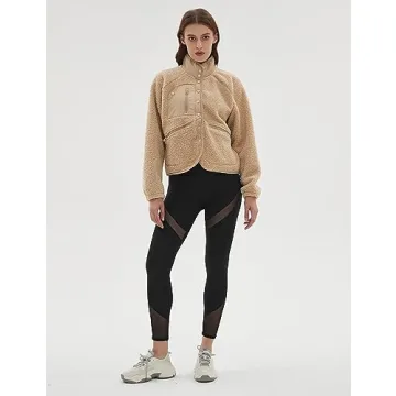 QIBABU Women's Fuzzy Fleece Jacket – Warm and Stylish