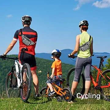 Fanny Pack, PU Waist Fanny Pack Bum Bag for Women Men，Waterproof Waist Pack Retro Neon Fanny Bag for Festival, Rave (Black and White Checkerboard)