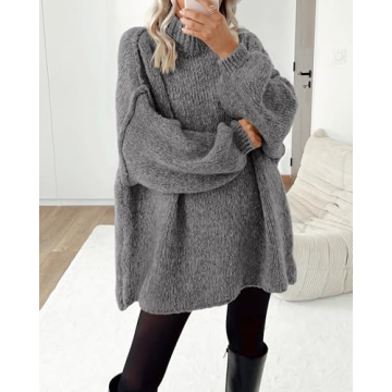 Stylish BTFBM Women's Long Pullover Sweater - Perfect for Fall Winter