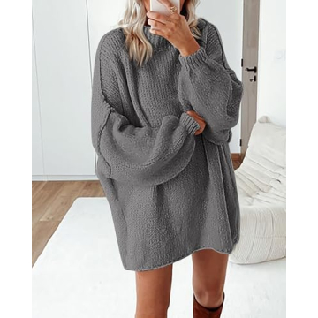 Stylish BTFBM Women's Long Pullover Sweater - Perfect for Fall Winter