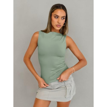 Trendy Queen Casual Tank Tops for Women Summer 2025