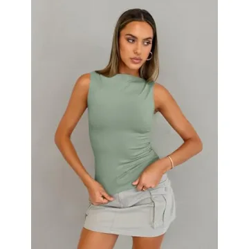 Trendy Queen Casual Tank Tops for Women Summer 2025