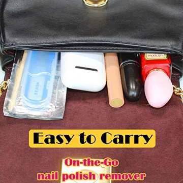 MIILYE Nail Polish Remover Wipes - Easy Gel Polish Removal