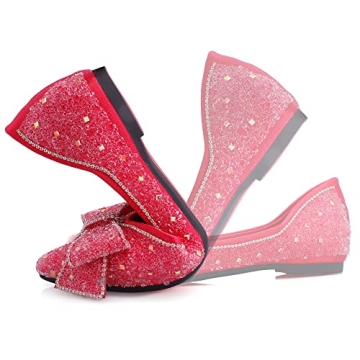 Stylish LiupanUp Red Rhinestone Flats for Women