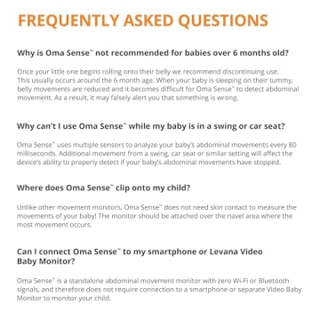 Oma Sense Baby Monitor: Safe Sleep Monitoring Device