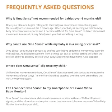 Oma Sense Baby Monitor: Safe Sleep Monitoring Device