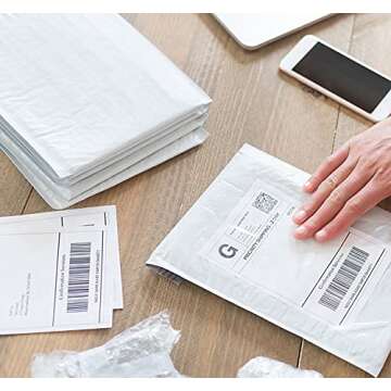 MBLABEL Direct Thermal Labels, Thermal Shipping Labels, 4x6 Mailing Label (Stack, 500 Labels)