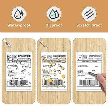 MBLABEL Direct Thermal Labels, Thermal Shipping Labels, 4x6 Mailing Label (Stack, 500 Labels)
