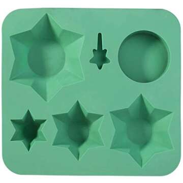 SGQCAR Christmas Silicone Baking Mold for Festive Baking