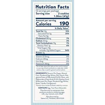 French Macaron Baking Mix Kit with Swiss Buttercream Filling - Makes 48 Shells Depends on Pastry Size - Gluten-Free and Delicious Pastries - Single Step - Perfect for Beginners & Expert Bakers