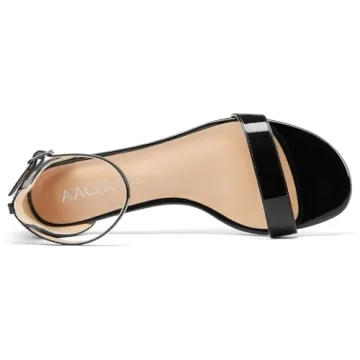 AACHCOL Women's Low Heel Sandals for Elegant Occasions