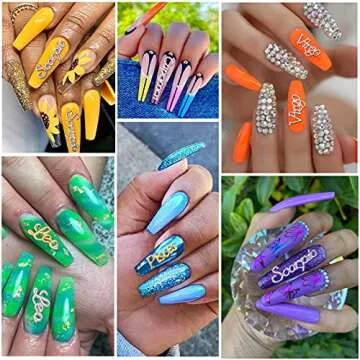 Mity rain Zodiac Nail Charms, 96pcs Twelve Constellation Charms Set Alloy for Nail Art Decoration (Gold, Silver)