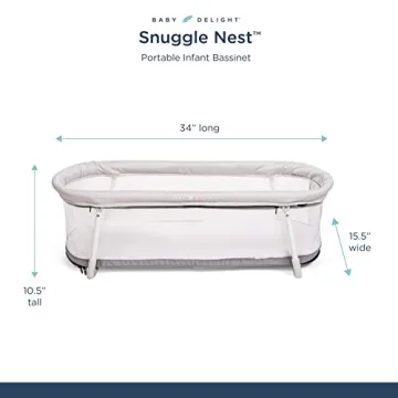 Baby Delight Snuggle Nest Bassinet - Portable & Safe
