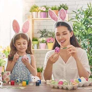 YTYKINOY 30pcs Blank White Plastic Easter Eggs for DIY Projects